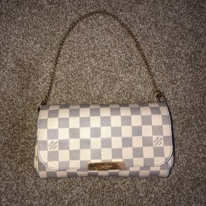 Favorite PM Damier Azur Canvas Cross Body Bag